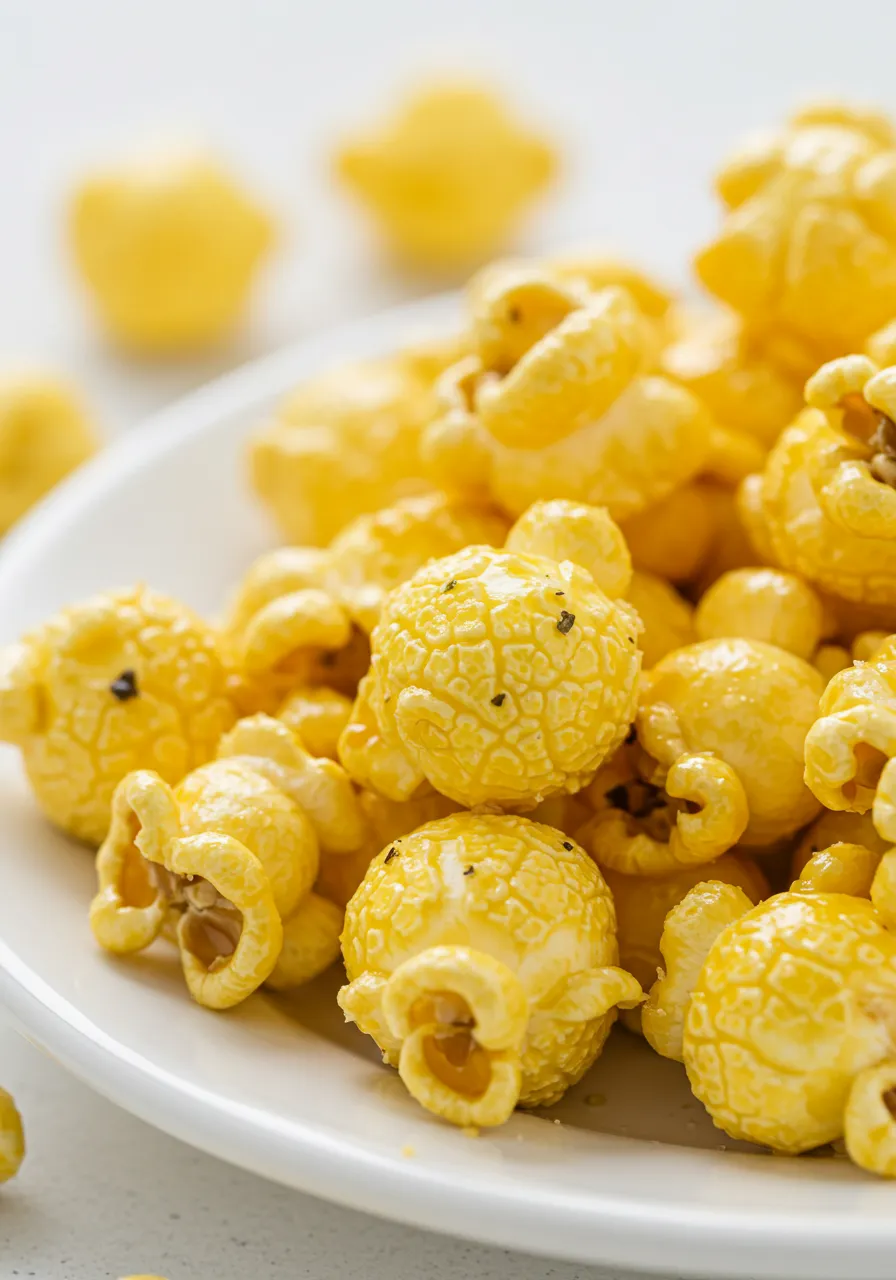 Lemon Garlic Popcorn